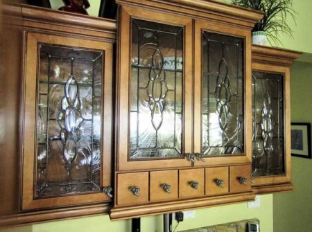 شیشه استین گلاس کابینت